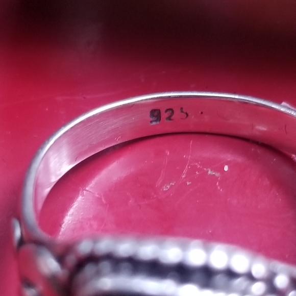 Morganite in 925 Ring Size 9 - Picture 5 of 7